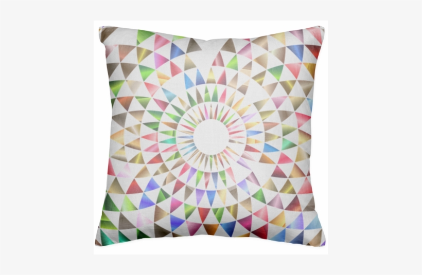 Hypnotic Pillow $62 - Otm Artist Prints Black Mouse Pad, Sun Print Ice, transparent png download