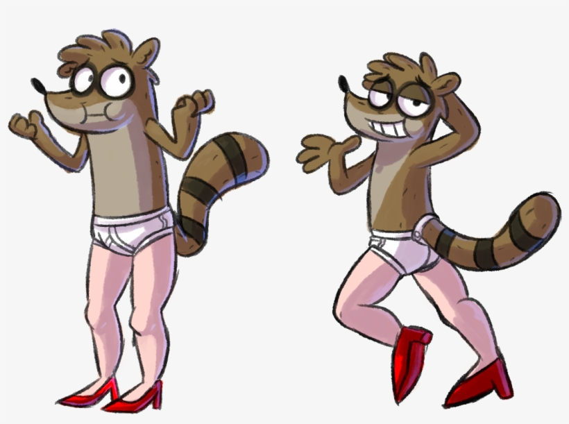 Rigby Doodles - Cartoon, transparent png download