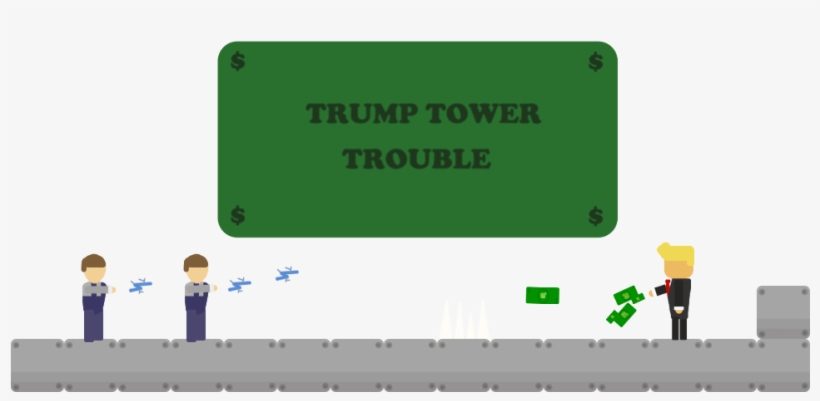 Trump Tower Trouble - All American Courier Llc, transparent png download