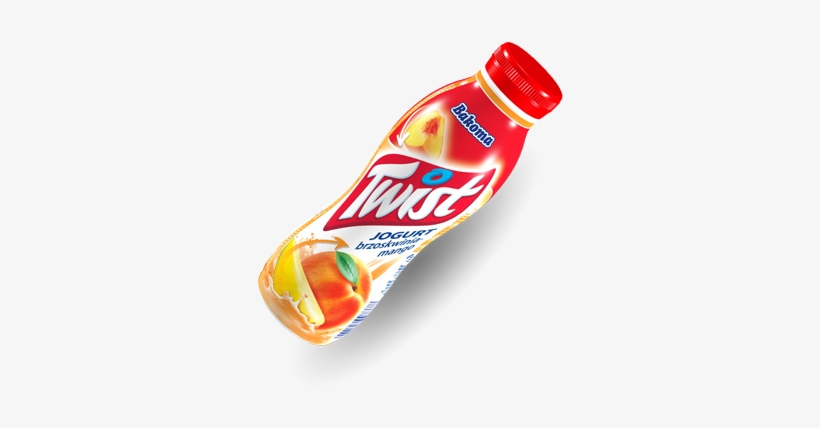 Peach-mango Yoghurt - Jogurt Pitny Bakoma, transparent png download