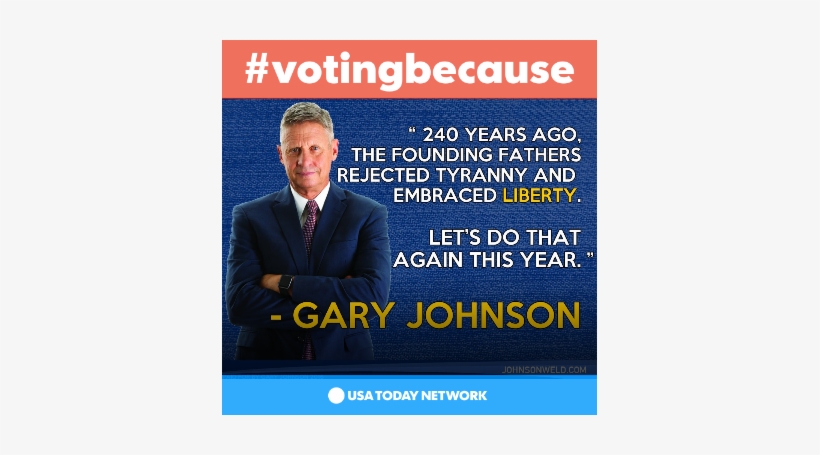 22 Sep - Gary Johnson, transparent png download