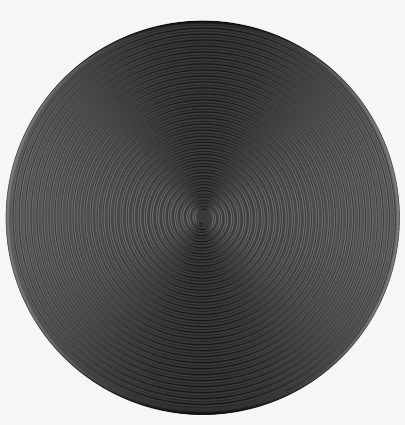 Twist Black Aluminum - Circle, transparent png download
