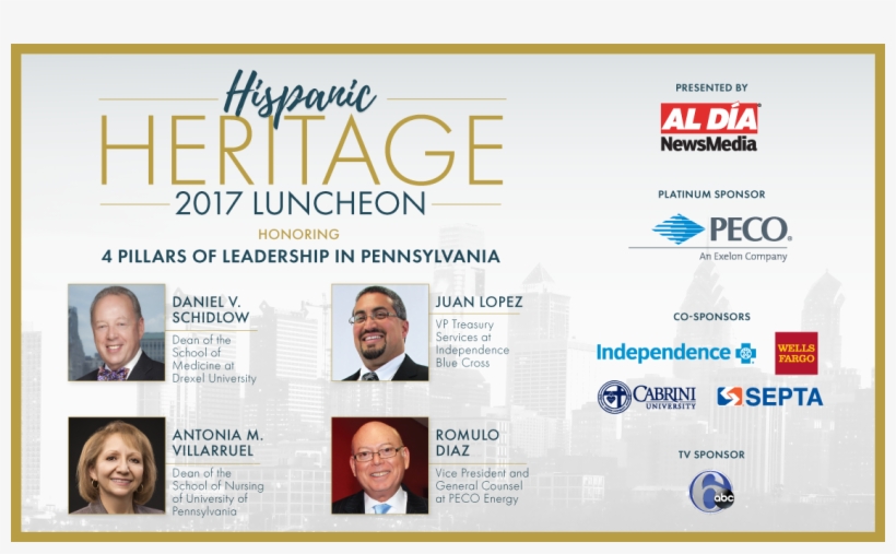 Hispanic Heritage 2017 Luncheon - Peco Energy Company, transparent png download