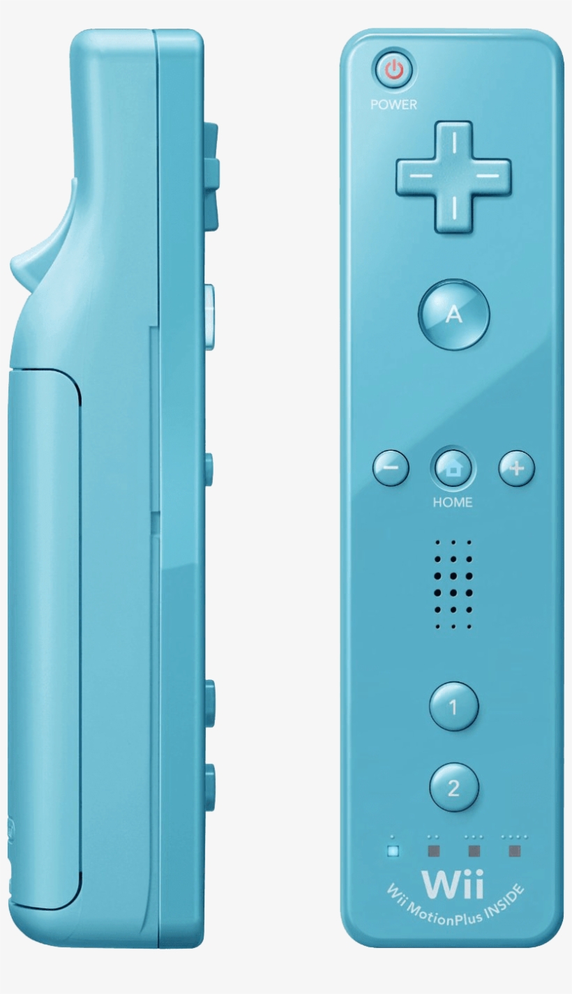 Wii Plus Remote Blue - Wii Remote Controller - Blue, transparent png download