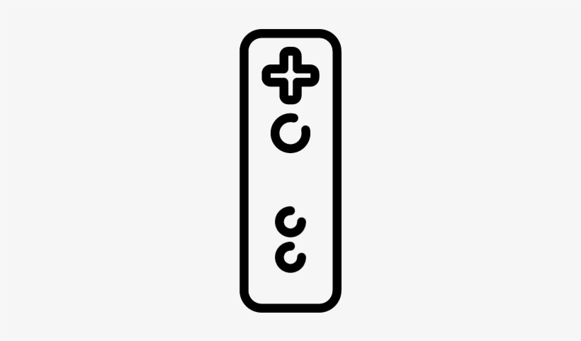 Wii Controller Vector Mando Nintendo Icono Png Transparent Png