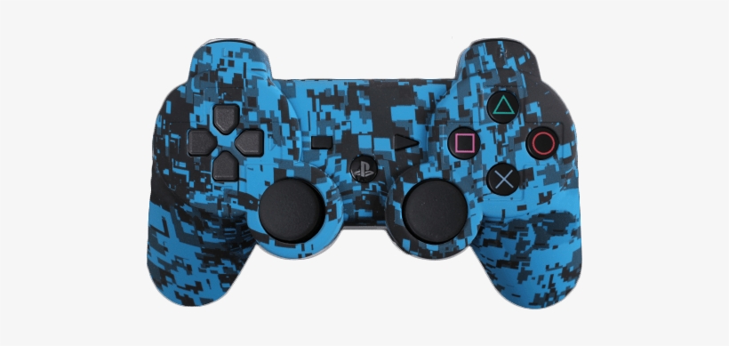 Custom Ps3 Controller Blue Urban Special Edition, transparent png download