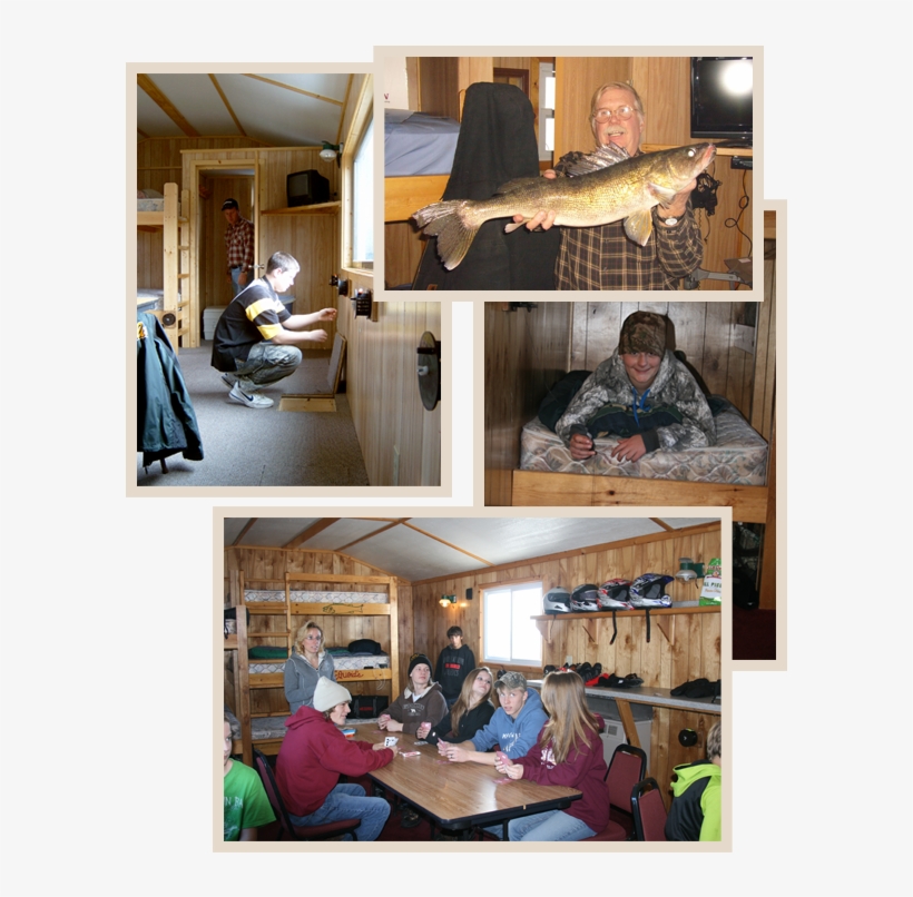 Our Deluxe Houses Features - Ice Fishing House Rentals, transparent png download