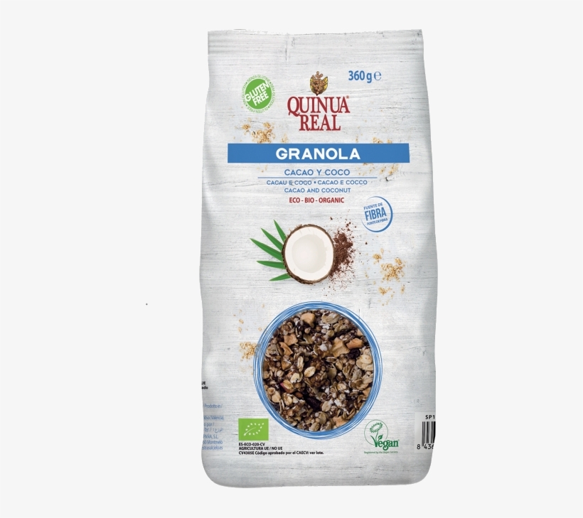 Quinua Real Granola With Cocoa And Coconut, transparent png download