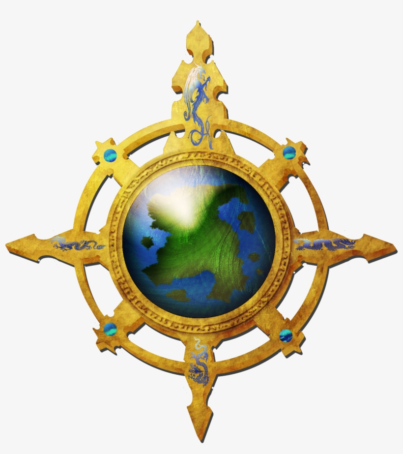 Fancy Compass Rose - Clipart Fancy Compass Rose, transparent png download