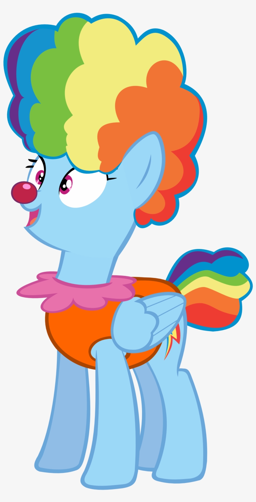 Rainbow Dash Clown, transparent png download