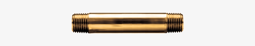 1/4" Brass Pipe Nipple - Brass Pipe Transparent, transparent png download