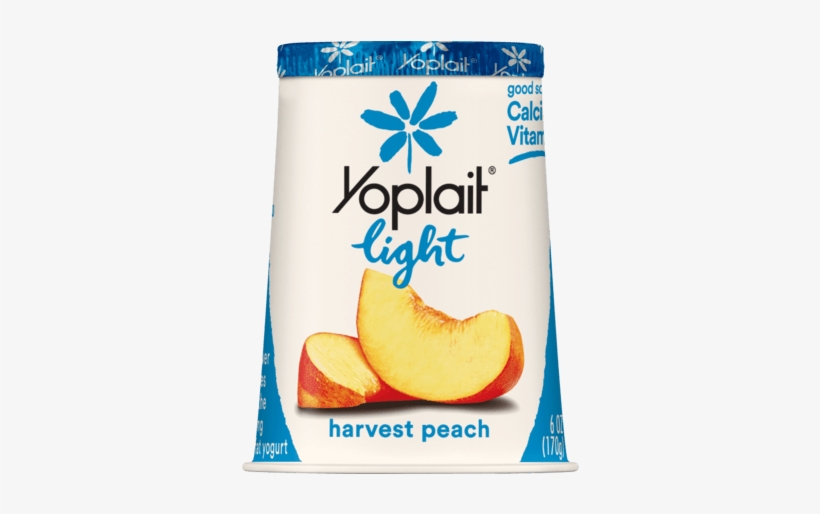 Harves Peach - Yoplait Light Yogurt, Banana Cream Pie - 6 Oz Cup, transparent png download