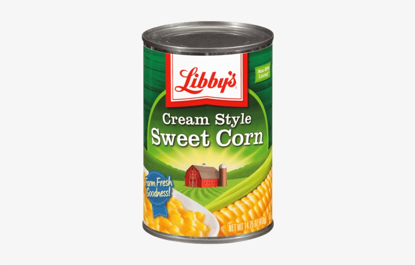 Cream Style Sweet Corn - Libby's Whole Kernel Sweet Corn, transparent png download