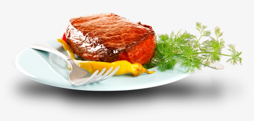 Welcome To Our Website - Meat On Plate Png, transparent png download