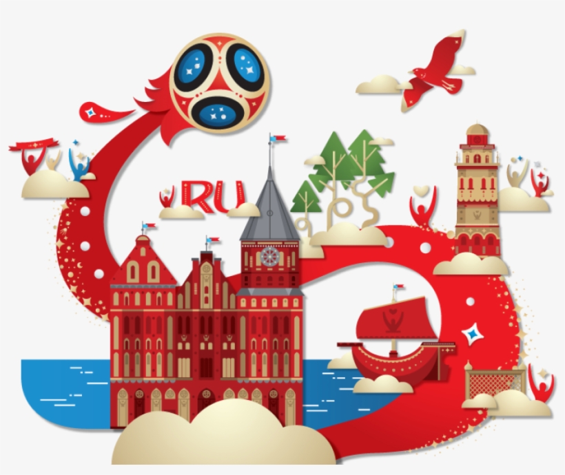 World Cup Russia 2018, World Cup 2018, Fifa World Cup, - Fifa World Cup 2018 Flyer, transparent png download