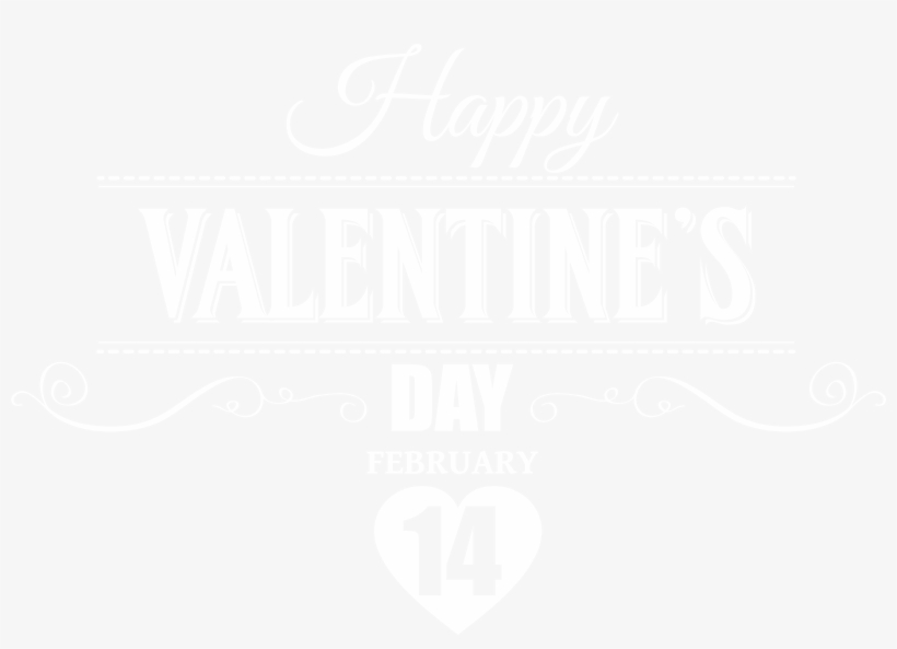 Valentine's Day Png Transparent Clip Art Image, Is - Happy Valentine's Day White Png, transparent png download