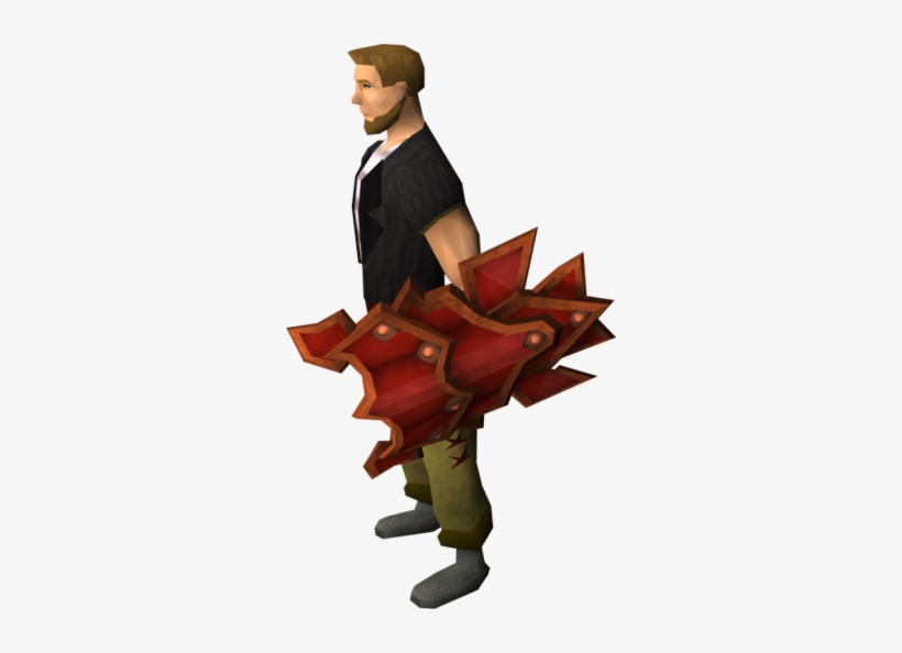 A Person Wearing Full Dragon - Shield, transparent png download