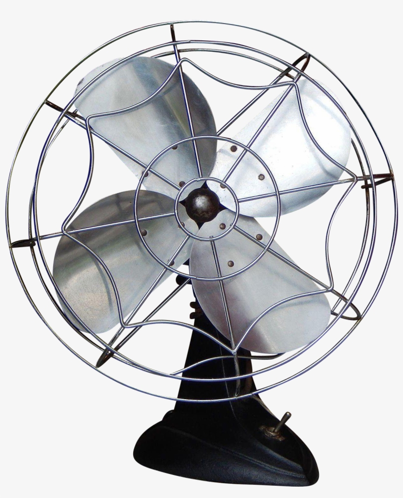 1940's Art Deco Mastercraft Table Fan - Ventilation Fan, transparent png download
