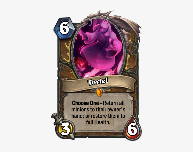 Toriel Is A Loving, Caring And Hard-working Former - Tf2 Hearthstone, transparent png download