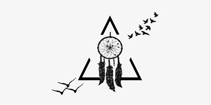 Imagenes Hipster Png - Atrapasueños Black And White, transparent png download