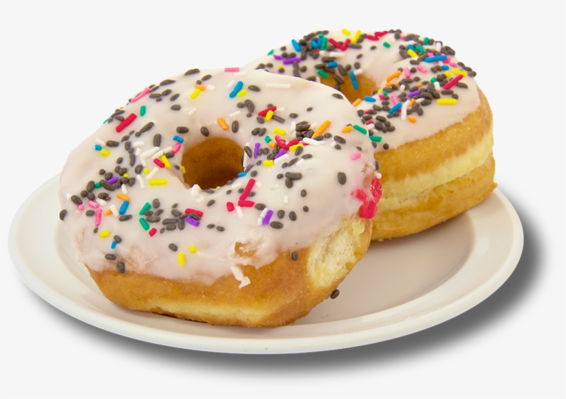 White Iced Sprinkle - Shipleys Donuts Sprinkles, transparent png download