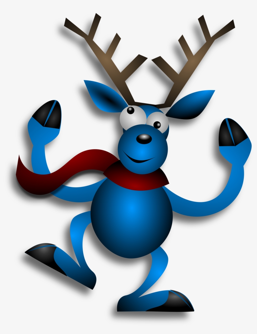This Free Icons Png Design Of Dancing Reindeer 3, transparent png download