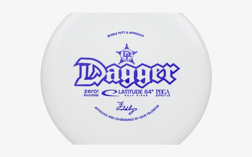 Dagger - Latitude 64 Zero Line Hard Dagger Putt 170-172g, transparent png download