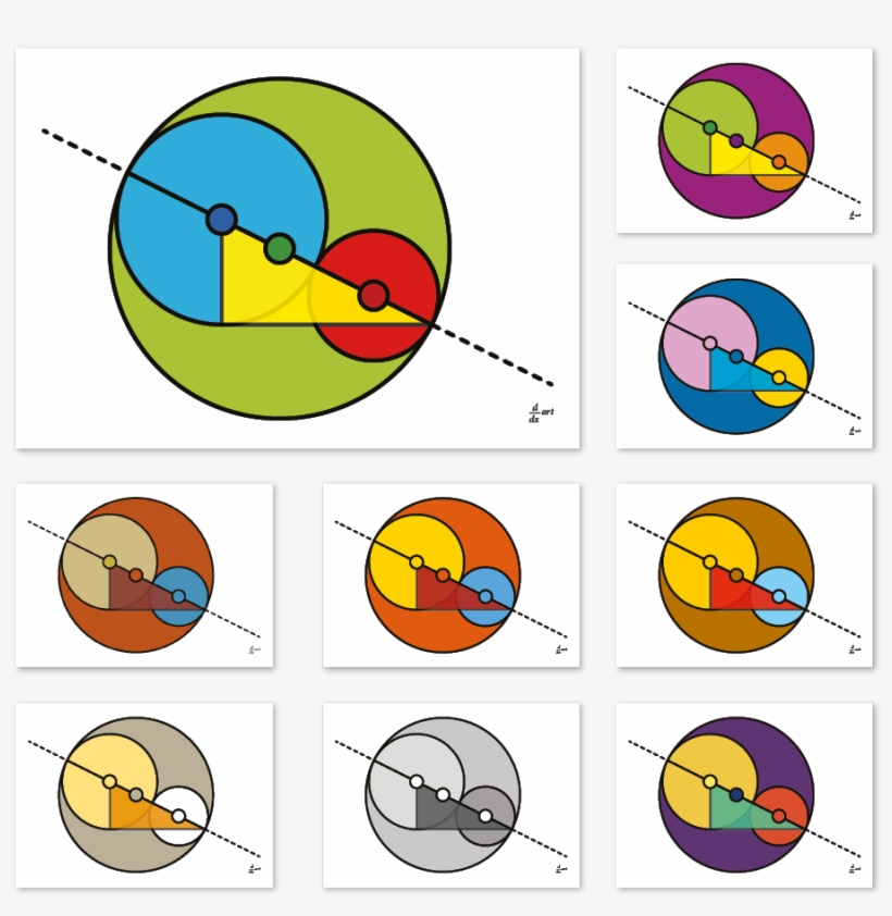 Golden Ratio Circles - Circle, transparent png download