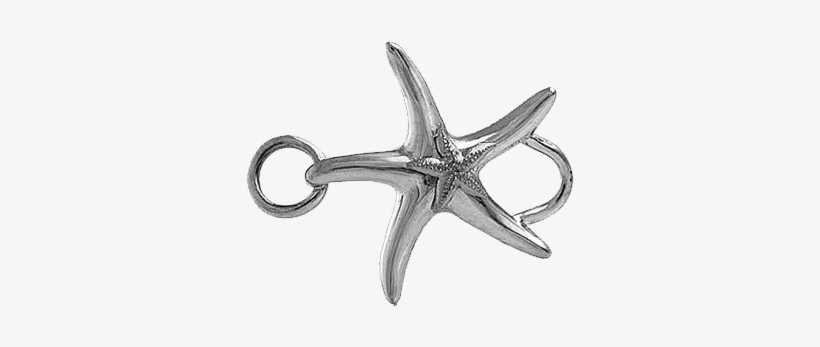 Starfish With Little Starfish Topper - Body Jewelry, transparent png download