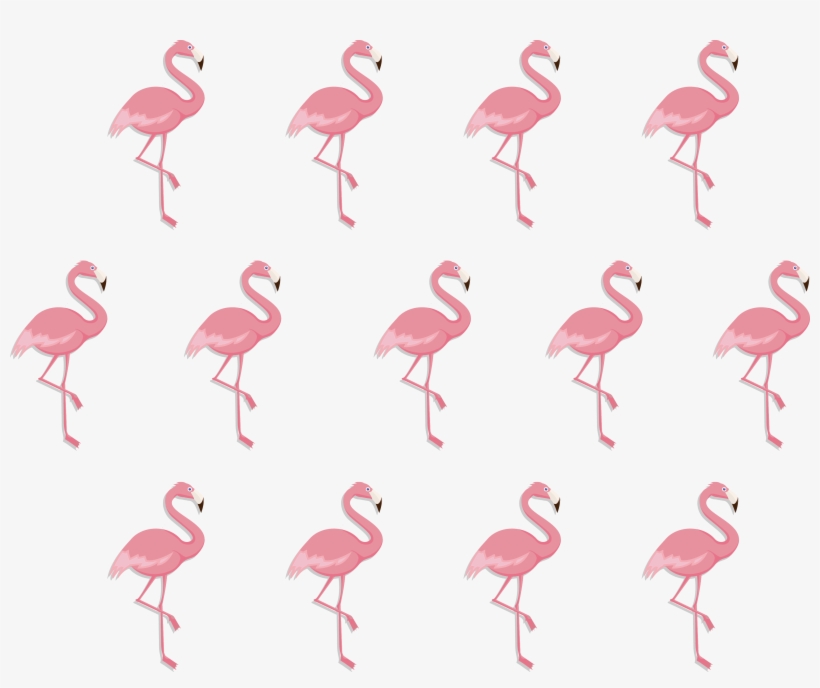 Case Pillow Beak Pattern - Flamingo Pattern Transparent Background, transparent png download