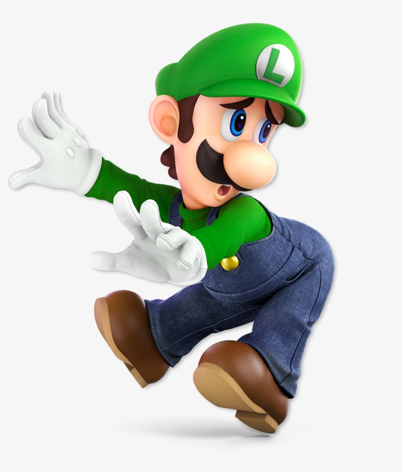 “ Godzuki - Luigi Smash Bros Ultimate, transparent png download