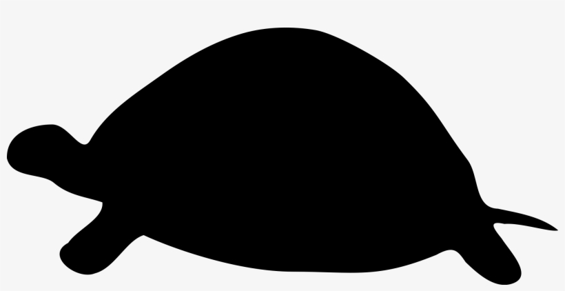 Open - Turtle Silhouette Clip Art, transparent png download