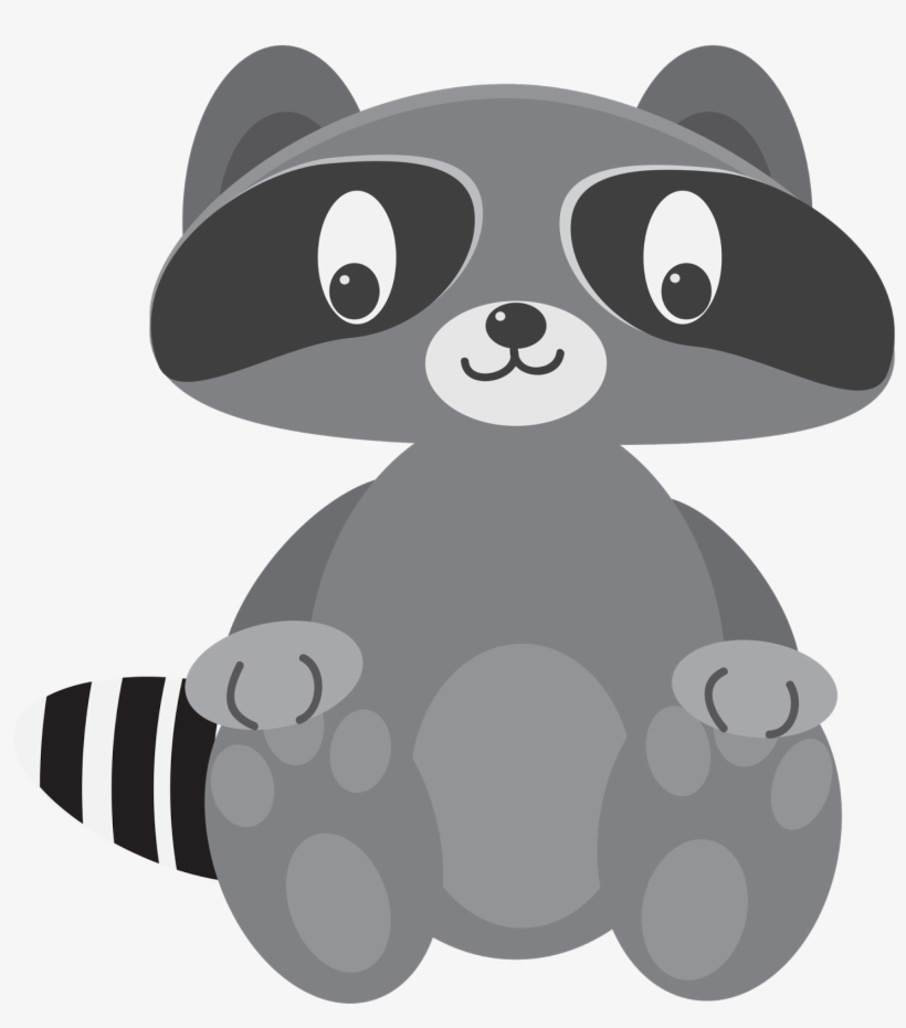 Raccoon Tutorial - Cartoon, transparent png download