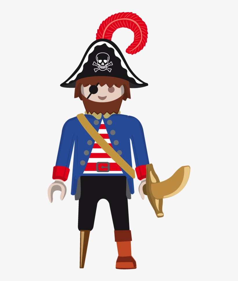 Dibujo Playmobil Pirata, transparent png download