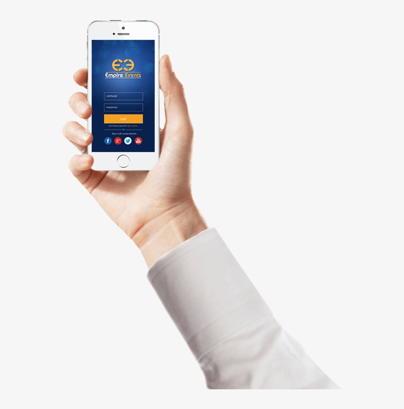 Iphone-hand - Bangladesh, transparent png download