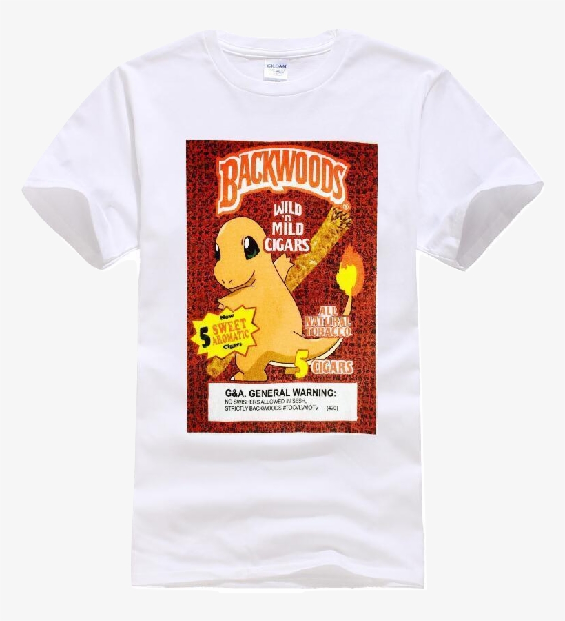 Charmander Pokemon Backwoods T-shirt - Pikachu Backwoods T Shirt, transparent png download