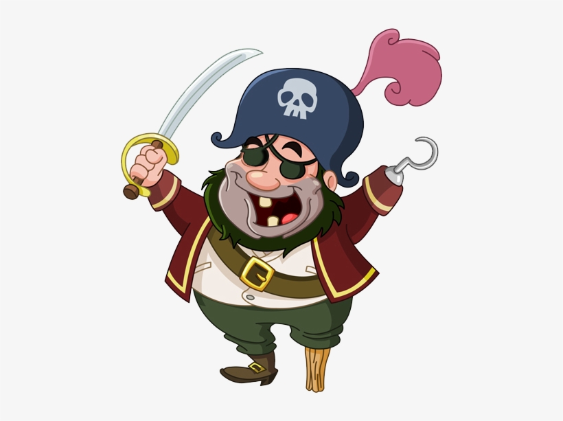 Pirate 02 Copy - Pirate Cartoon, transparent png download
