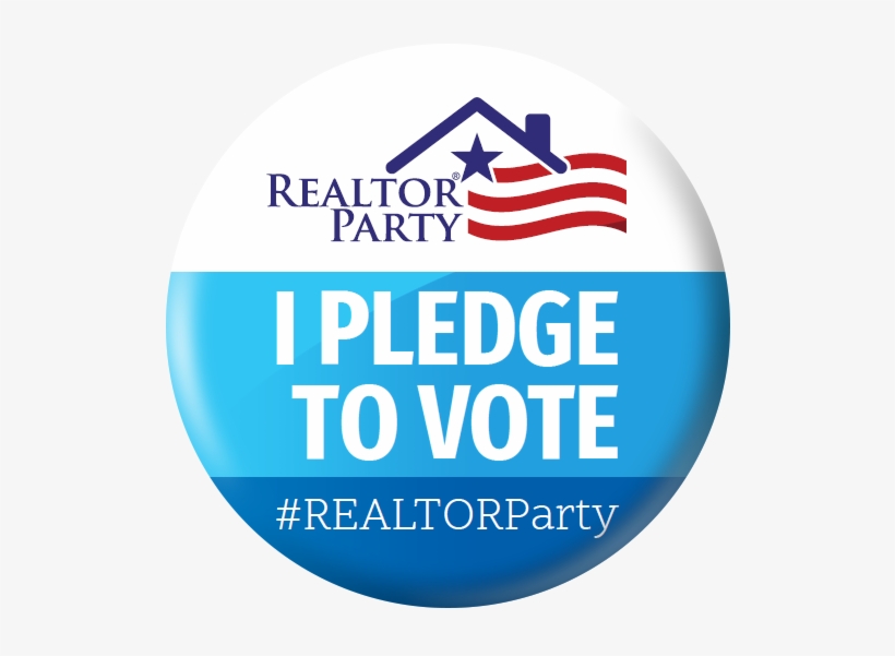 Pledge To Vote In The 2018 Election - Realtor Party, transparent png download