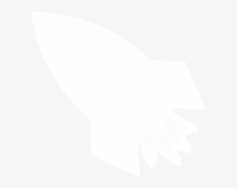 Small - White Rocket Logo Png, transparent png download