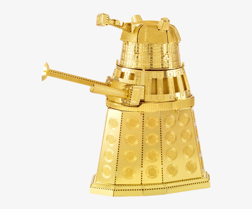 Picture Of Doctor Who Gold Dalek - Metal Earth - 3d Metal Model Kit - Doctor, transparent png download