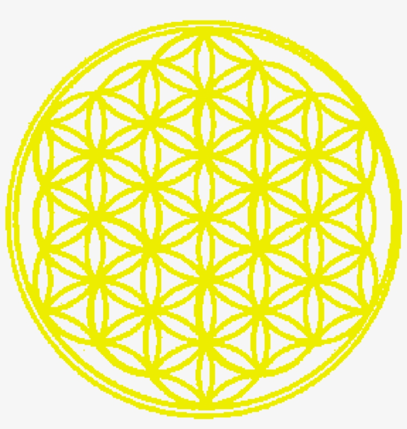 Hardwick Flower Of Life Yellow1 - Flower Of Life Band, transparent png download