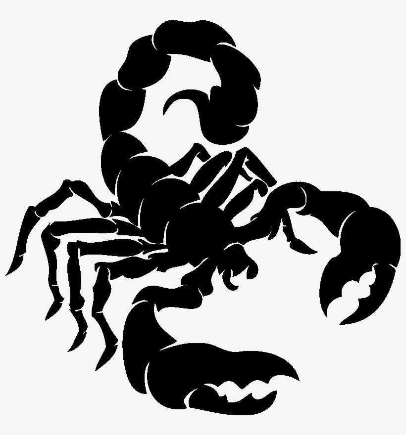 Sticker Design Scorpion Ambiance Sticker Si 0019 - Scorpion Clipart, transparent png download