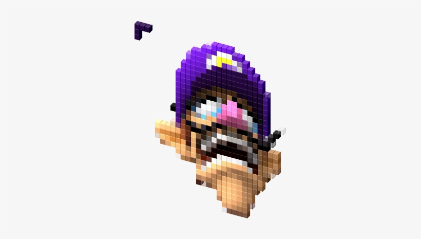View Cursor On T-shirt - Waluigi Minecraft, transparent png download