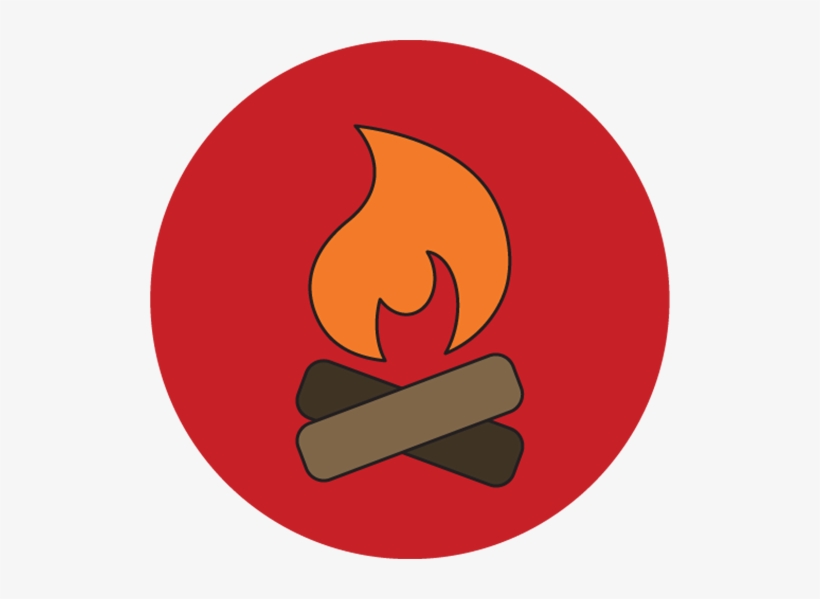 Wood Burning Campfire - National Park, transparent png download