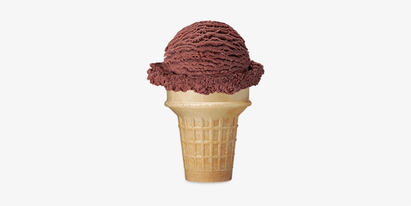12ct - - Chocolate Ice Cream On A Cone, transparent png download