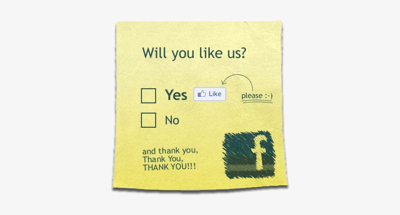 1 Like For Us = 3 Likes For You - Vintage, transparent png download
