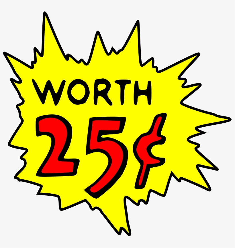 Worth Clipart Clipart Panda Free Clipart Images - 25 Cents Clipart, transparent png download