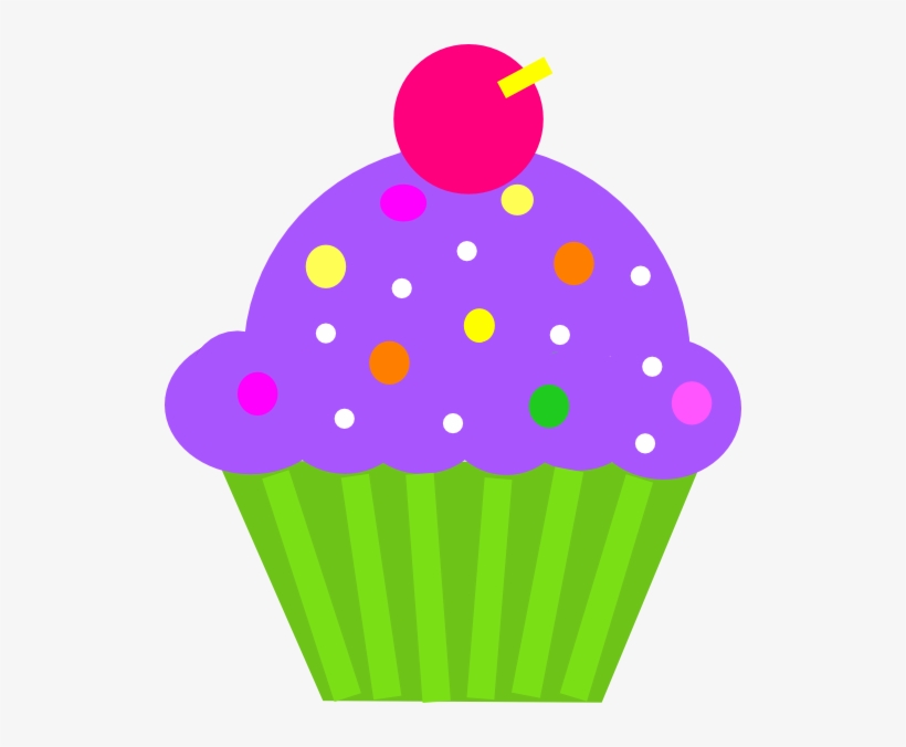 How To Set Use Cupcake Purple And Lime Svg Vector, transparent png download