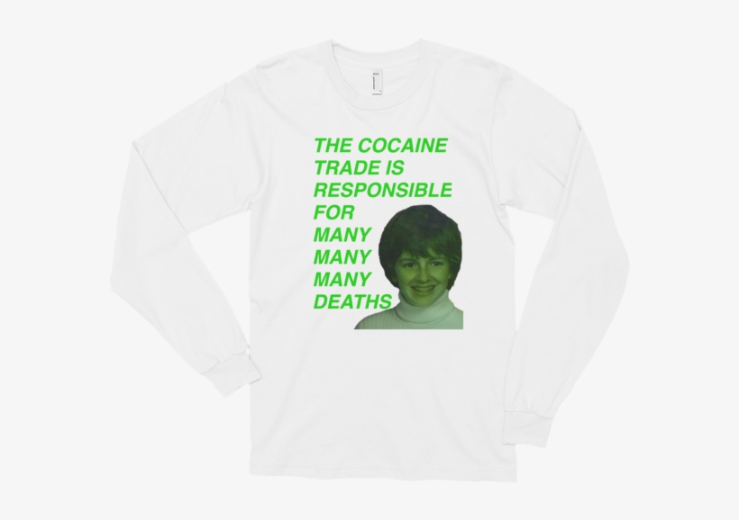 Fuck Cocaine Long Sleeve - Sweater, transparent png download