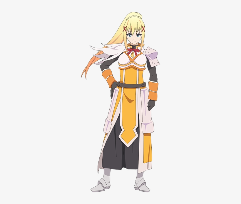 Darkness-anime - Subarashii Sekai Ni Shukufuku Characters, transparent png download